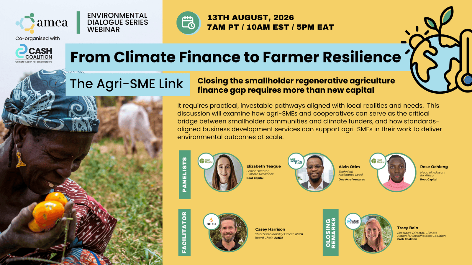 Blended Finance for Climate-Smart Agribusiness - Environmental Dialogue Series Webinar FeatImg